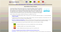 Desktop Screenshot of aetnafit.wholehealthmd.com